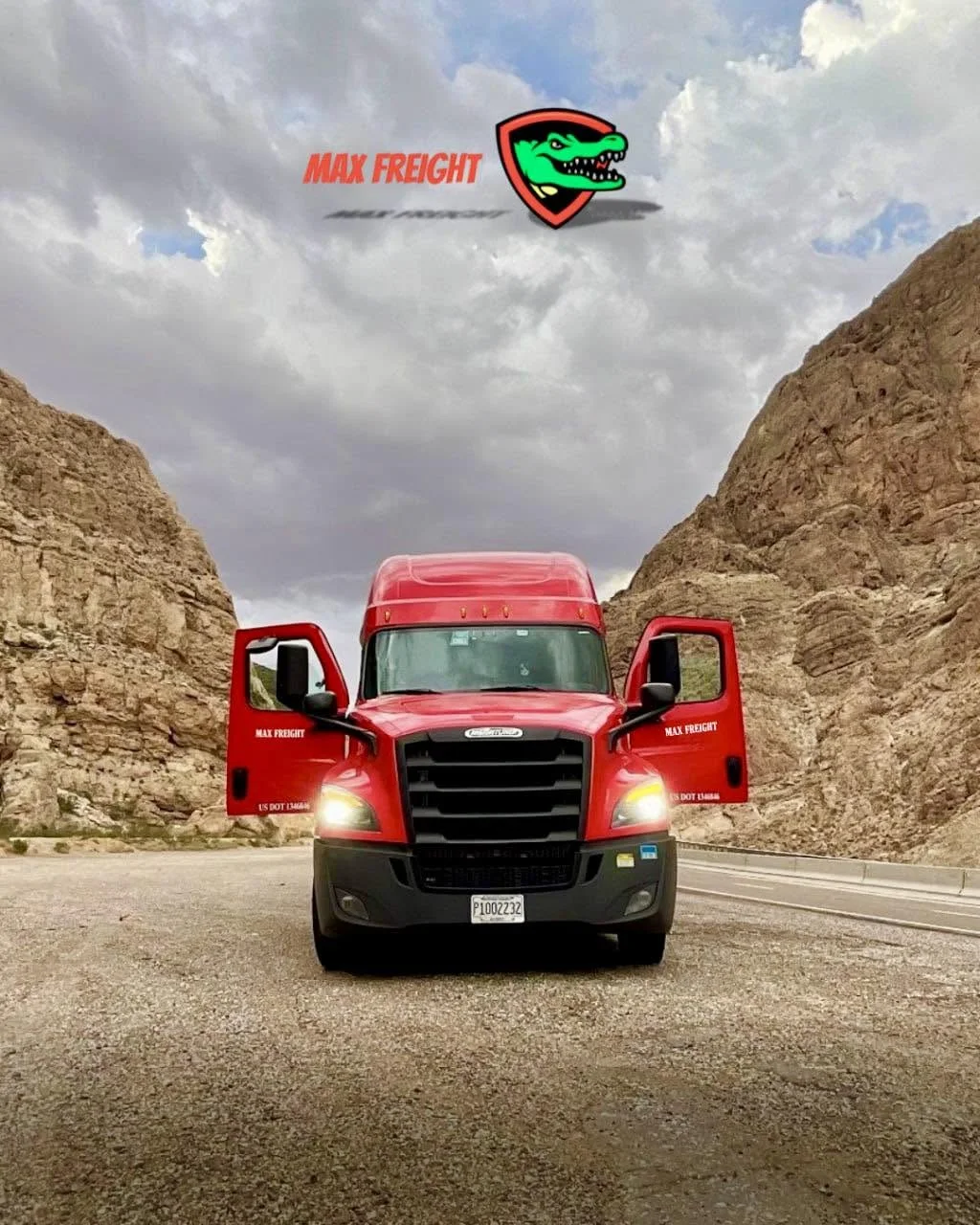Max Freight truck in the American West